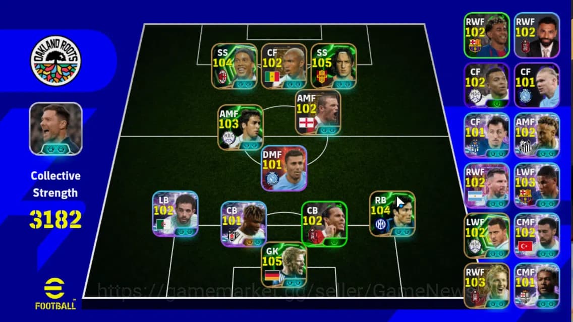 eFootball Accounts Mobile|PhenomFinish(FrancescoTotti),PhenomPass(Ron image 1