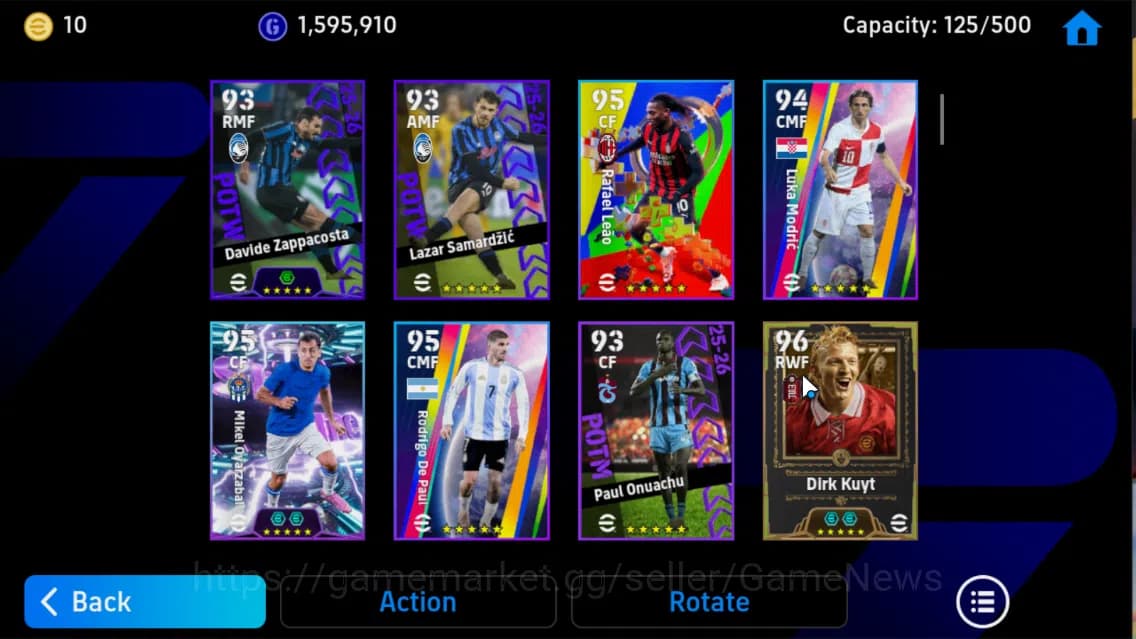 eFootball Accounts Mobile|PhenomFinish(FrancescoTotti),PhenomPass(Ron image 14