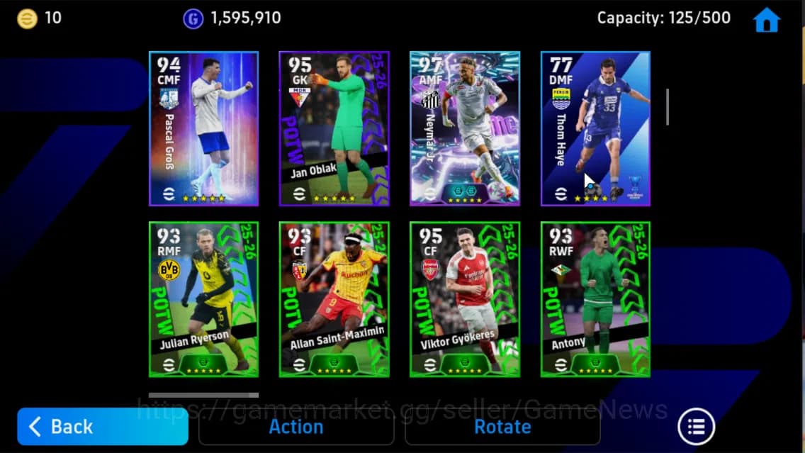 eFootball Accounts Mobile|PhenomFinish(FrancescoTotti),PhenomPass(Ron image 15