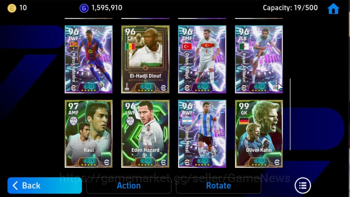 eFootball Accounts Mobile|PhenomFinish(FrancescoTotti),PhenomPass(Ron image 5