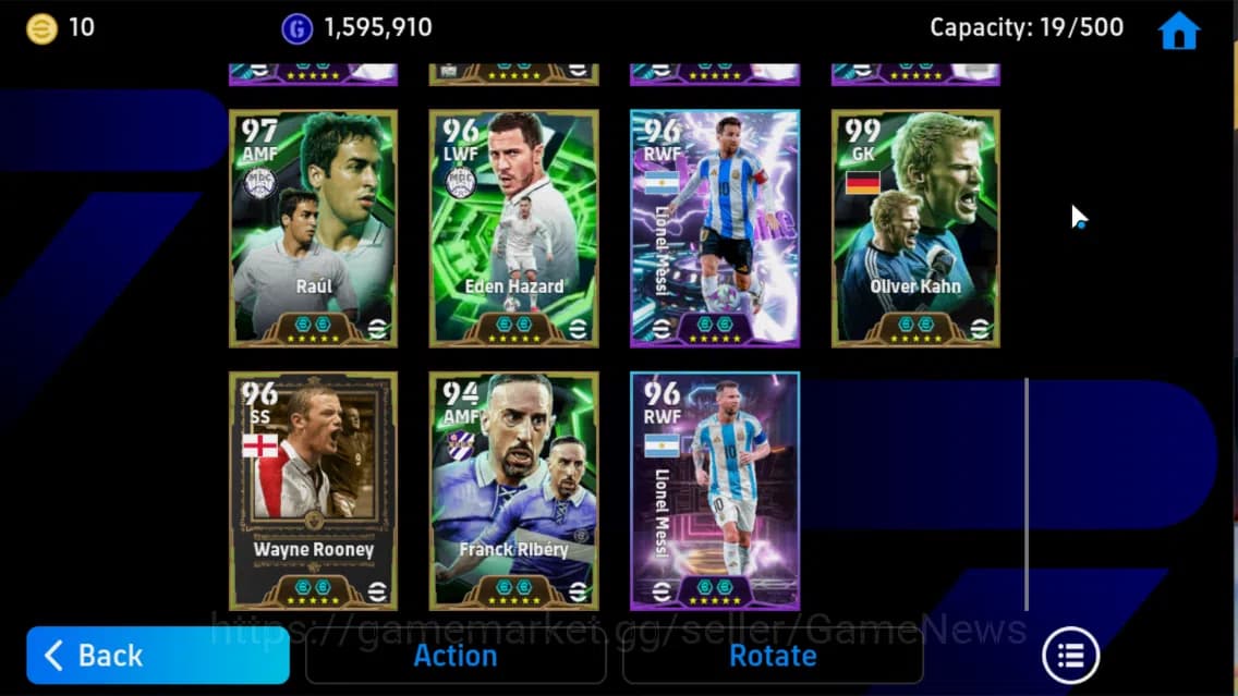 eFootball Accounts Mobile|PhenomFinish(FrancescoTotti),PhenomPass(Ron image 6