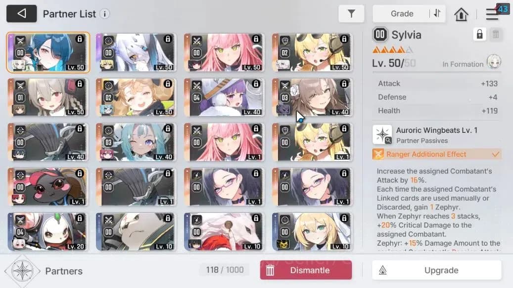 Chaos Zero Nightmare Accounts GLOBAL Lv 50|8 SSR[HeidemarieM1,Tiphera,Nine,Veron image 11