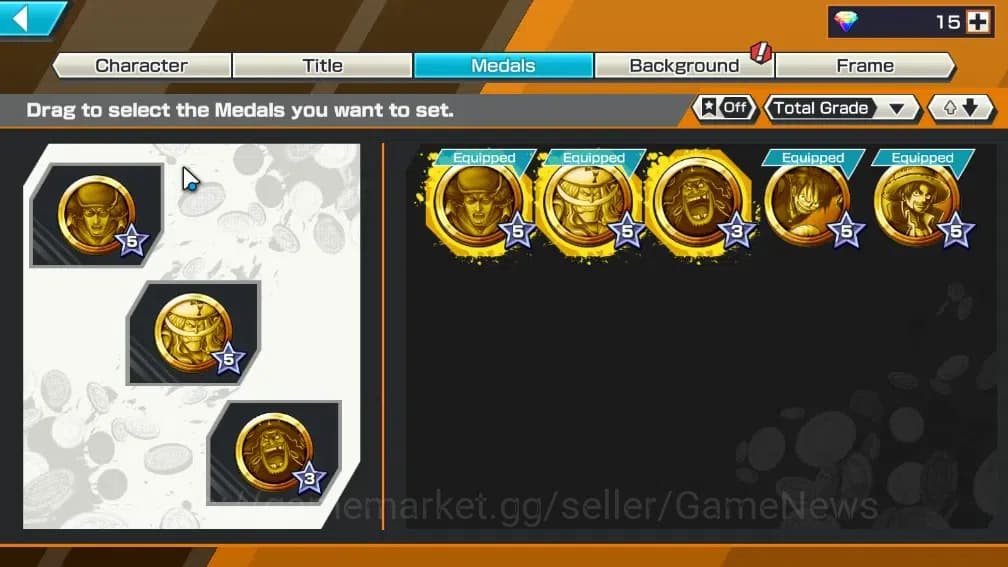 One Piece Bounty Rush Accounts Global|4 EX|BMO Kaido,BP Kuzan,TFE Emperor Teach,G image 3