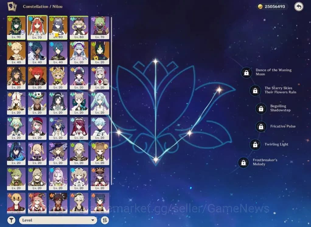 Genshin Impact Accounts Asia|AR55|3Limited+3(*5WEaPon)|NeferC3+sign,Lauma+ image 4