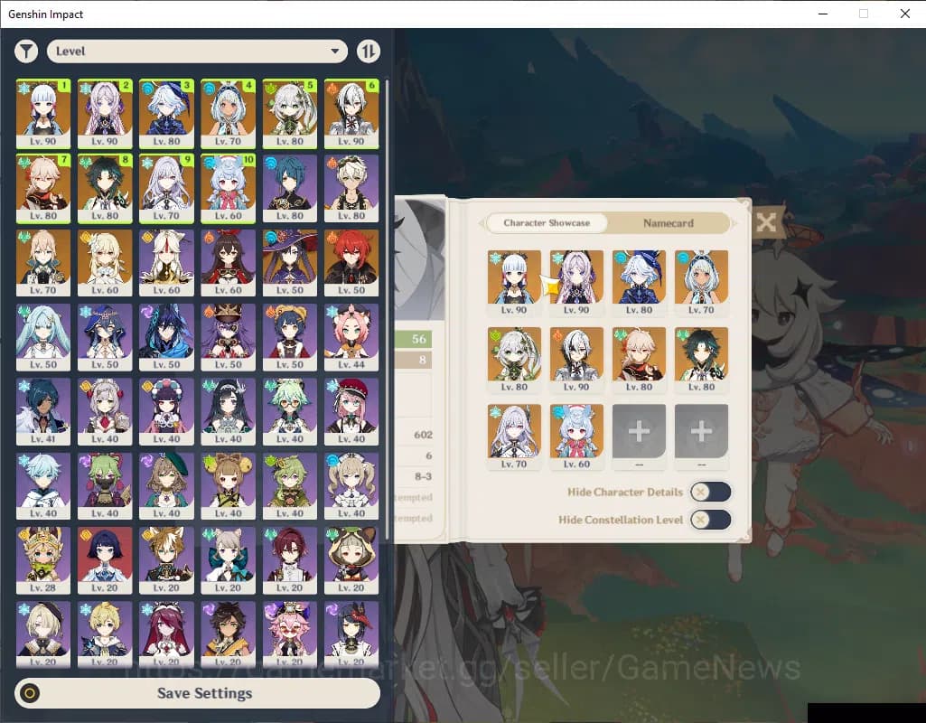 Genshin Impact Accounts ASIA|AR 56|10 Limited+3(*5Wep)|(Arlecch,Citlali)+S image 1