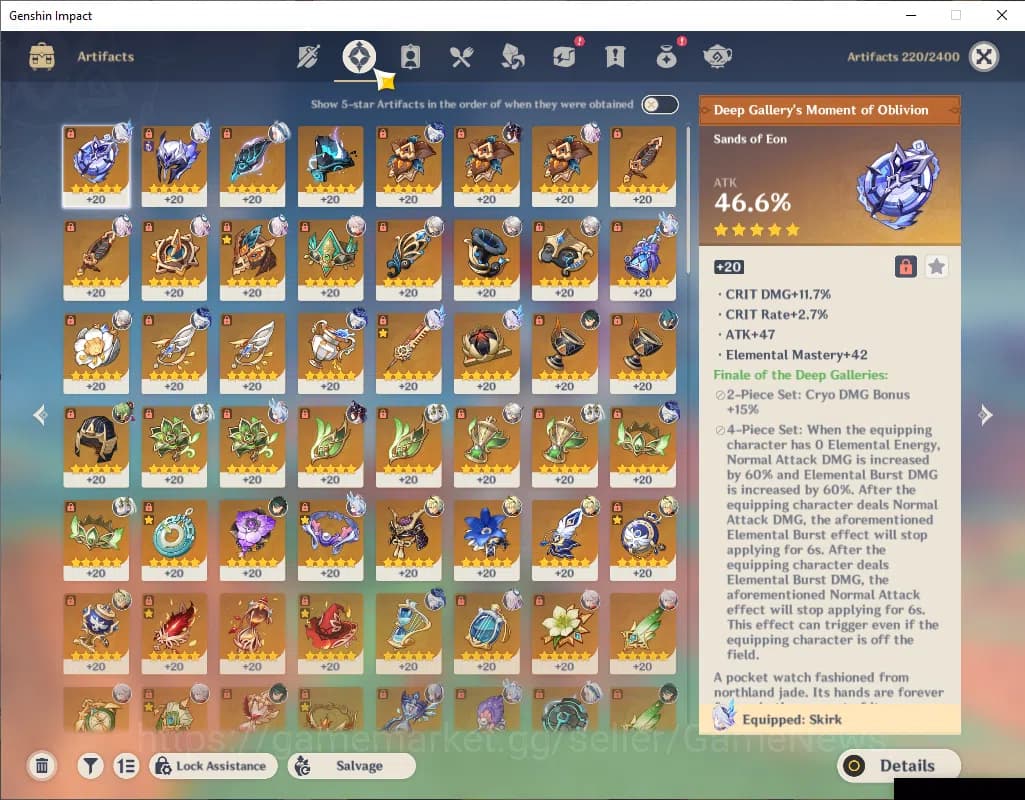 Genshin Impact Accounts ASIA|AR 56|10 Limited+3(*5Wep)|(Arlecch,Citlali)+S image 6