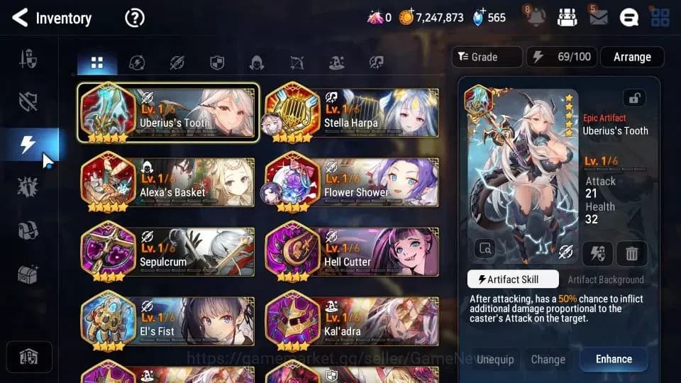 Epic Seven Accounts GLOBAL Unverif|New Era|Starter|1 ML (Lone Wolf Pei image 11