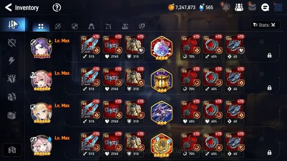 Epic Seven Accounts GLOBAL Unverif|New Era|Starter|1 ML (Lone Wolf Pei image 9