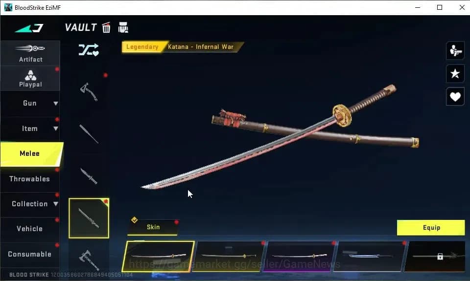 Blood Strike Accounts ASIA|16 ULTRA[JET,RAN,UMP45,QBZ95,FAL,SCAR,AK47,Or image 11