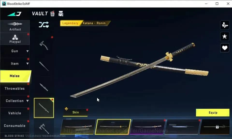 Blood Strike Accounts ASIA|16 ULTRA[JET,RAN,UMP45,QBZ95,FAL,SCAR,AK47,Or image 12