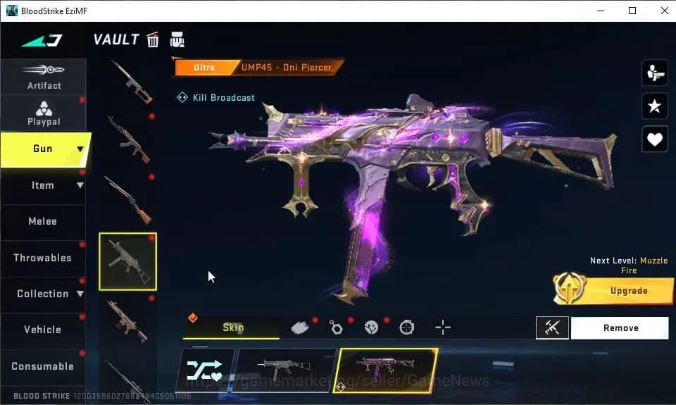 Blood Strike Accounts ASIA|16 ULTRA[JET,RAN,UMP45,QBZ95,FAL,SCAR,AK47,Or image 13