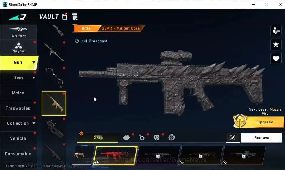 Blood Strike Accounts ASIA|16 ULTRA[JET,RAN,UMP45,QBZ95,FAL,SCAR,AK47,Or image 18