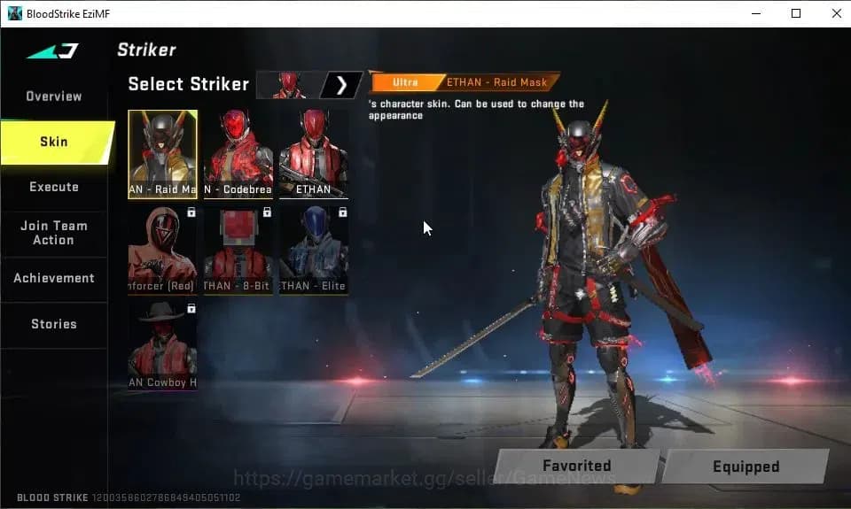 Blood Strike Accounts ASIA|16 ULTRA[JET,RAN,UMP45,QBZ95,FAL,SCAR,AK47,Or image 3