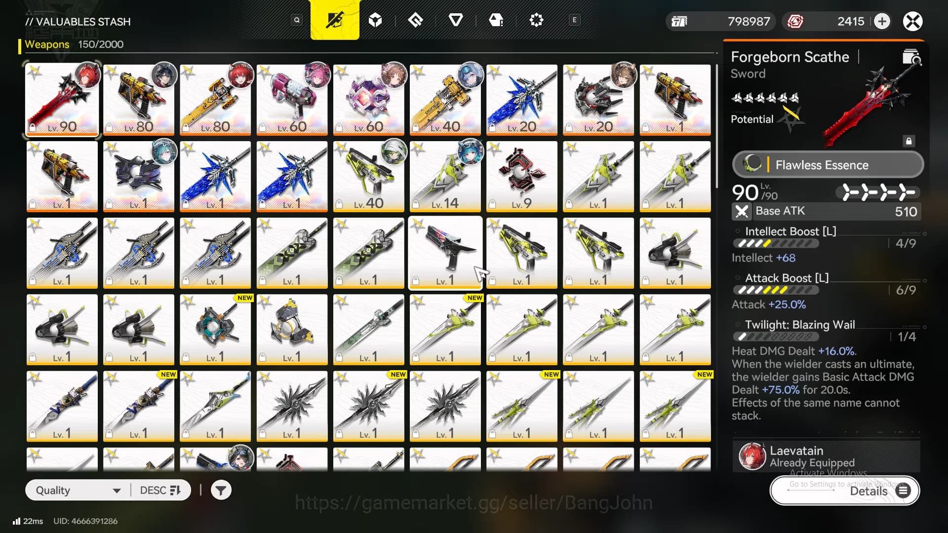 Arknights: Endfield Accounts ASIA | lv 54, Laevatain, Ardelia, Yvonne, Last rit image 10