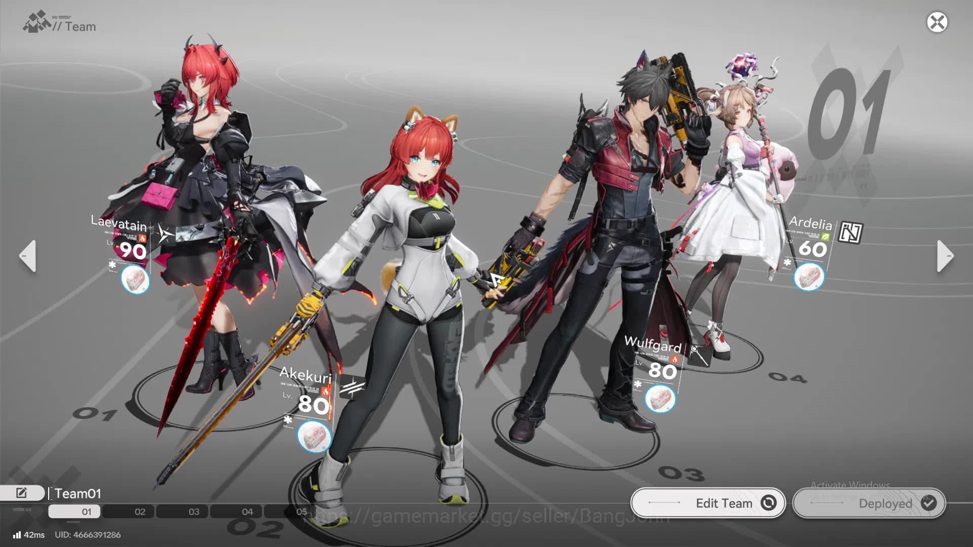 Arknights: Endfield Accounts ASIA | lv 54, Laevatain, Ardelia, Yvonne, Last rit image 3