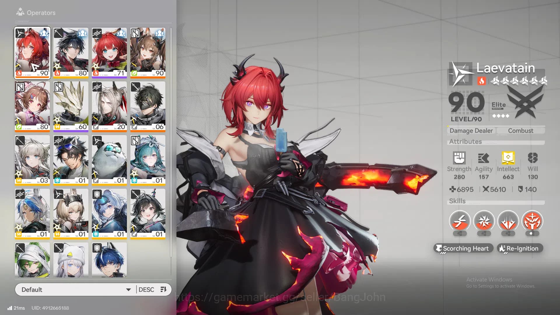 Arknights: Endfield Accounts Mid Game | ASIA | Leviatan + sign | Gilberta + si image 2