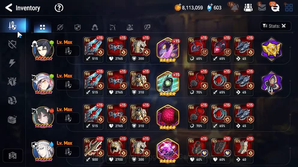 Epic Seven Accounts GLOBAL UNVERIF|NewEra|7ML(Salome,BArunka,NM Luna,R image 11