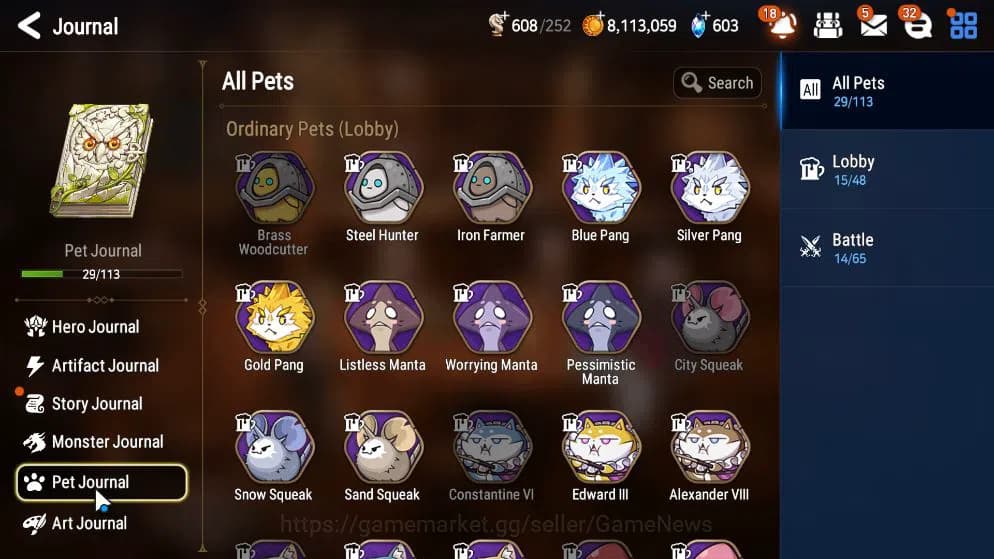 Epic Seven Accounts GLOBAL UNVERIF|NewEra|7ML(Salome,BArunka,NM Luna,R image 18