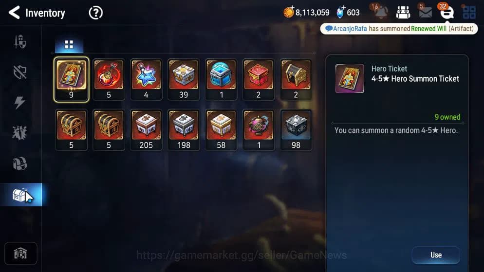 Epic Seven Accounts GLOBAL UNVERIF|NewEra|7ML(Salome,BArunka,NM Luna,R image 3