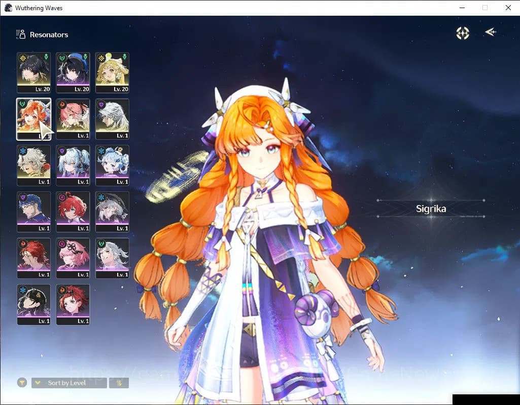 Wuthering Waves Accounts SEA|UL 8|Fresh Starter|2 Limited| Sigrika, Changli image 1