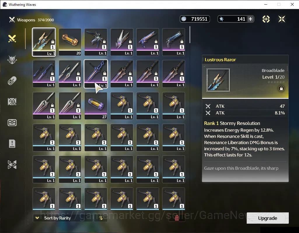 Wuthering Waves Accounts SEA|UL 8|Fresh Starter|2 Limited| Sigrika, Changli image 2