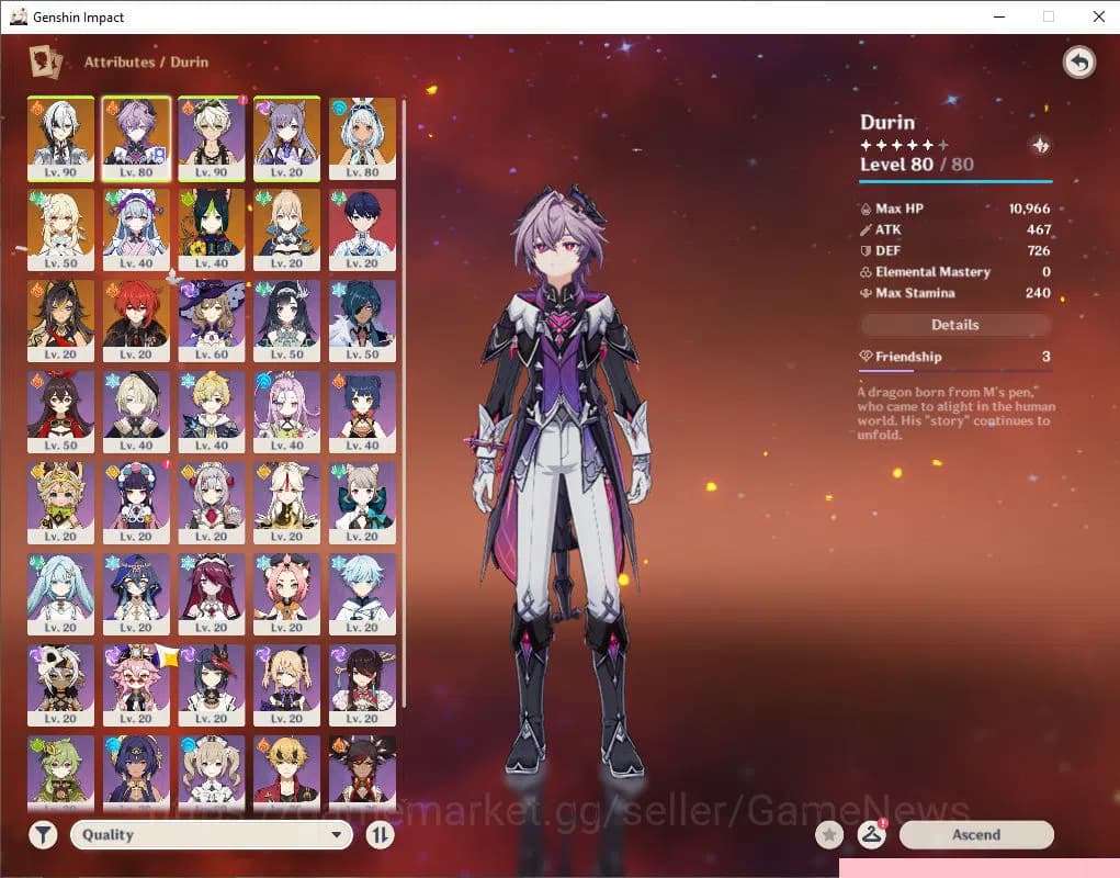 Genshin Impact Accounts ASIA|AR 55|3 Limited +4(*5Weapon)| (Arlecchino+C6 image 3