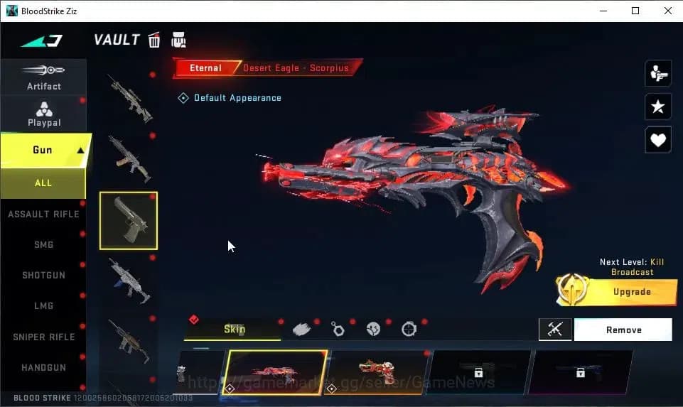 Blood Strike Accounts ASIA|ETERNAL Desert Eagle-Scorpius|Melee UL Talon image 13