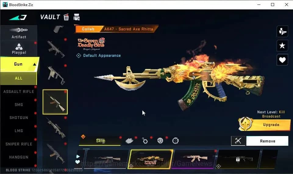 Blood Strike Accounts ASIA|ETERNAL Desert Eagle-Scorpius|Melee UL Talon image 14