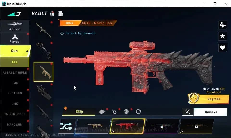 Blood Strike Accounts ASIA|ETERNAL Desert Eagle-Scorpius|Melee UL Talon image 16