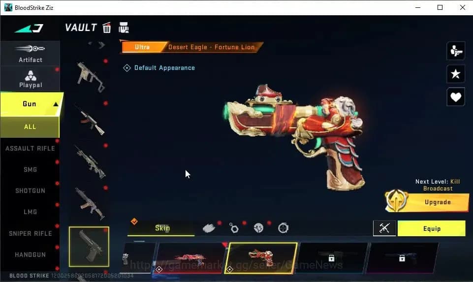 Blood Strike Accounts ASIA|ETERNAL Desert Eagle-Scorpius|Melee UL Talon image 17