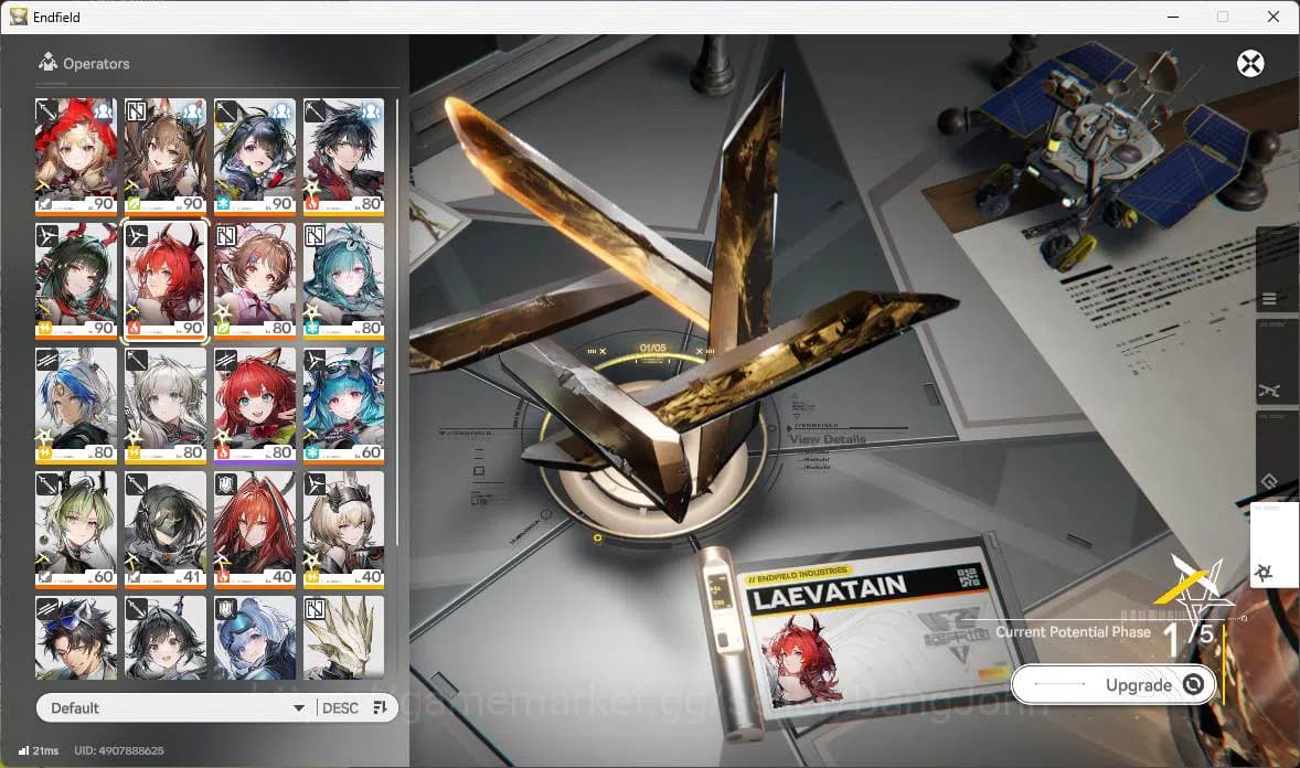 Arknights: Endfield Accounts ASIA|Lv 60|5Limit+5Sign|Zhuang Fangyi,Tangtang,P1( image 12
