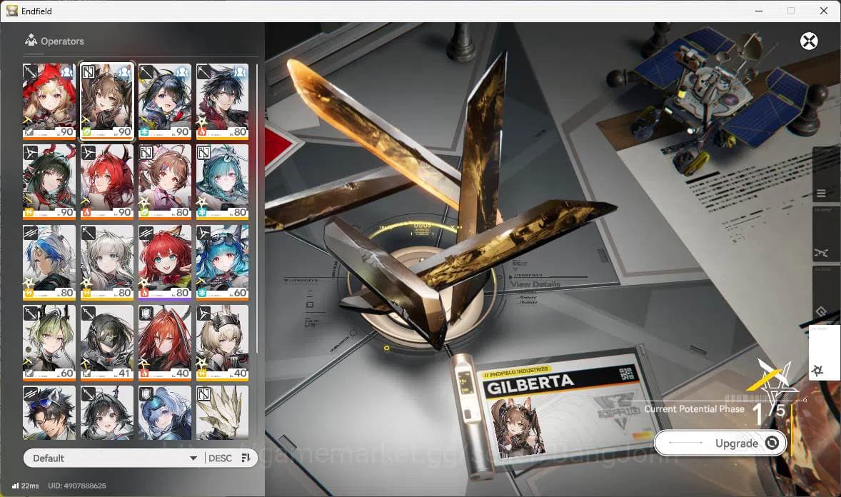 Arknights: Endfield Accounts ASIA|Lv 60|5Limit+5Sign|Zhuang Fangyi,Tangtang,P1( image 13