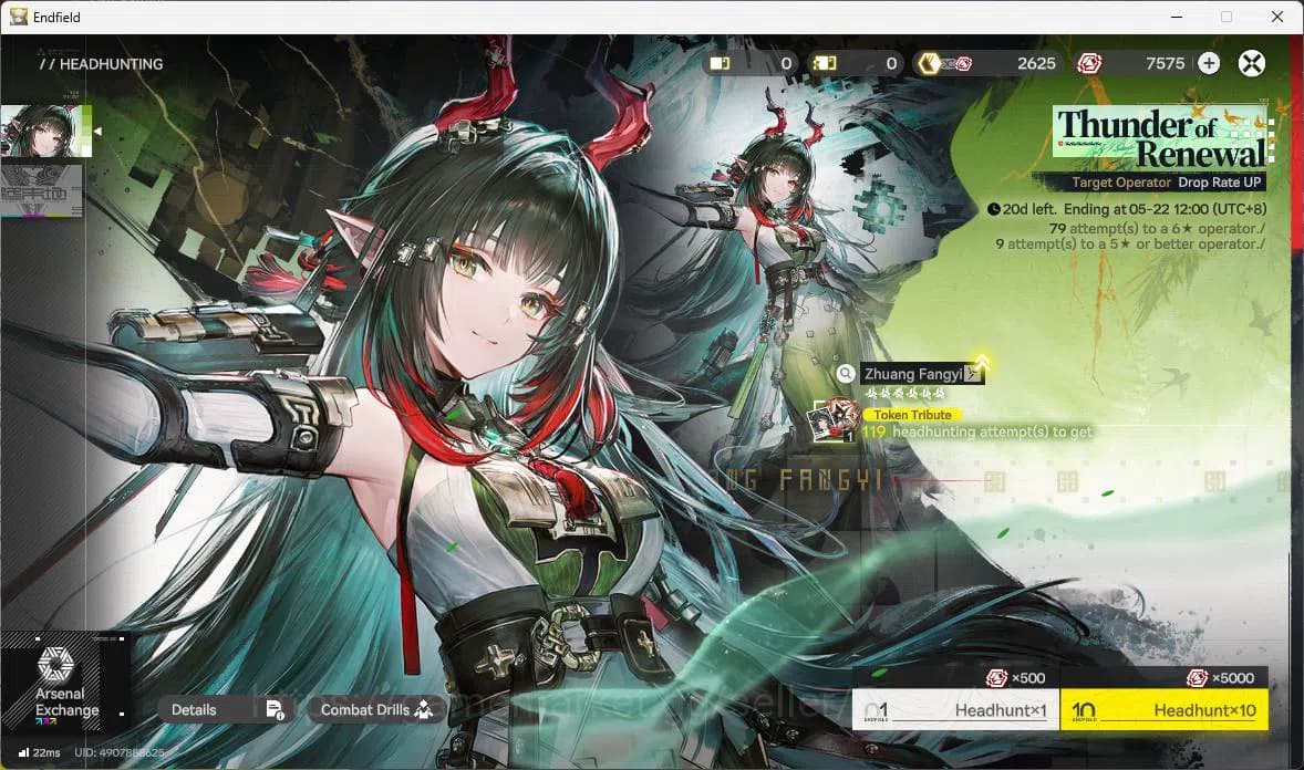 Arknights: Endfield Accounts ASIA|Lv 60|5Limit+5Sign|Zhuang Fangyi,Tangtang,P1( image 3
