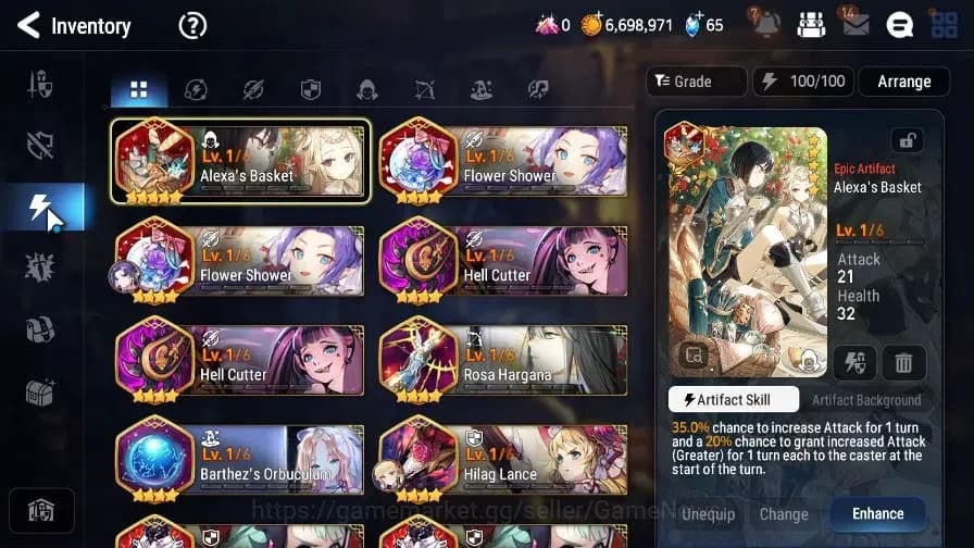 Epic Seven Accounts GLOBAL Unverif|New Era|2 ML(Salome,A Tywin)+Bellon image 10