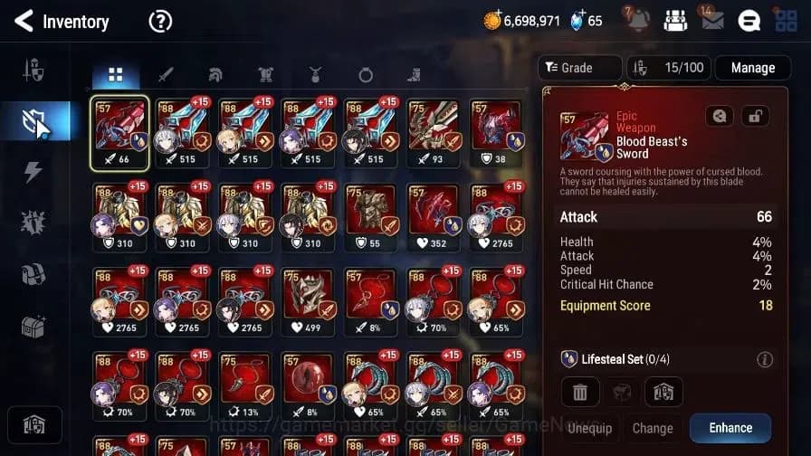 Epic Seven Accounts GLOBAL Unverif|New Era|2 ML(Salome,A Tywin)+Bellon image 9