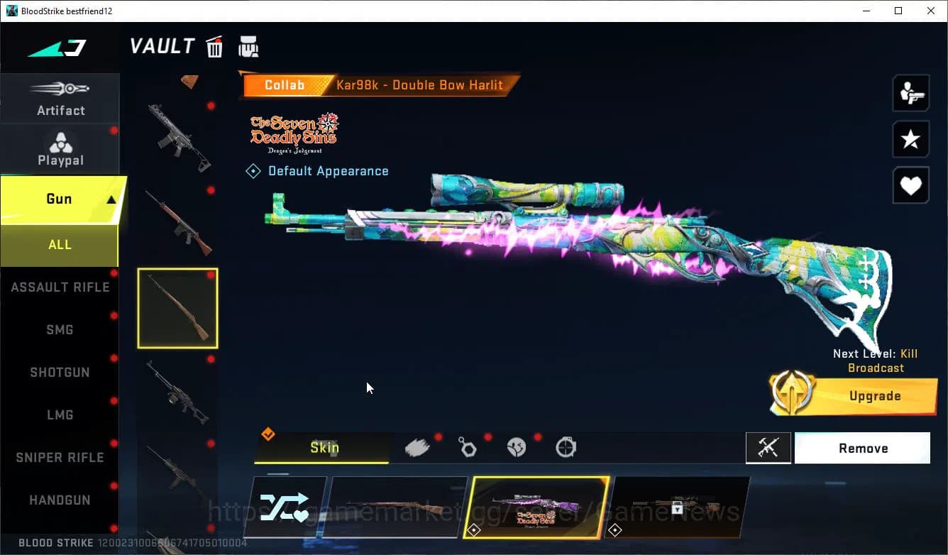 Blood Strike Accounts ASIA|ETERNAL Zero-Oda+Collab 7DS AK47-Rhitta,Karl9 image 12