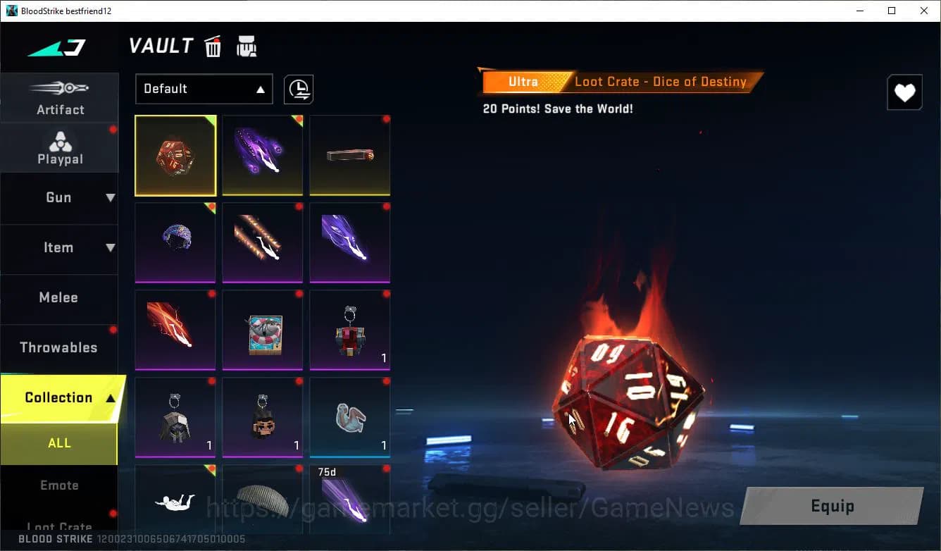 Blood Strike Accounts ASIA|ETERNAL Zero-Oda+Collab 7DS AK47-Rhitta,Karl9 image 3