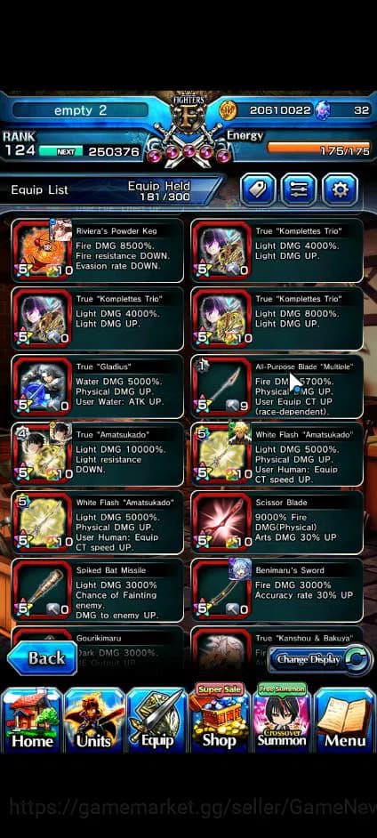 Grand Summoners Accounts Global|Rank 124|22 Ascend+9 TW|[Roy,Inumuta,Emiya, image 11