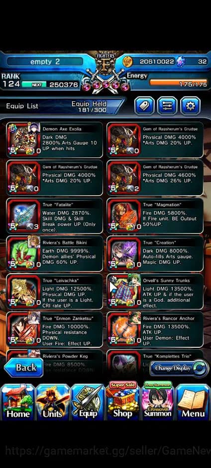 Grand Summoners Accounts Global|Rank 124|22 Ascend+9 TW|[Roy,Inumuta,Emiya, image 12