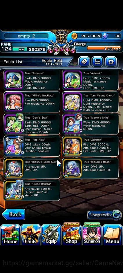 Grand Summoners Accounts Global|Rank 124|22 Ascend+9 TW|[Roy,Inumuta,Emiya, image 13