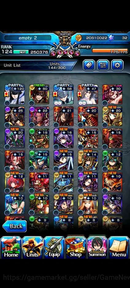 Grand Summoners Accounts Global|Rank 124|22 Ascend+9 TW|[Roy,Inumuta,Emiya, image 16