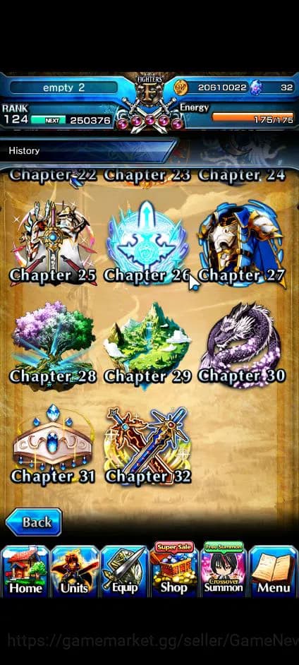 Grand Summoners Accounts Global|Rank 124|22 Ascend+9 TW|[Roy,Inumuta,Emiya, image 2