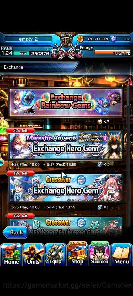 Grand Summoners Accounts Global|Rank 124|22 Ascend+9 TW|[Roy,Inumuta,Emiya, image 3