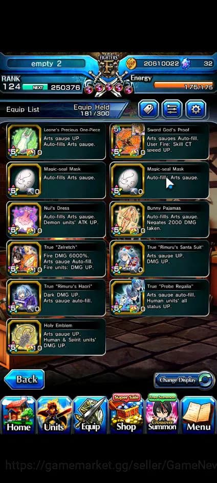 Grand Summoners Accounts Global|Rank 124|22 Ascend+9 TW|[Roy,Inumuta,Emiya, image 5