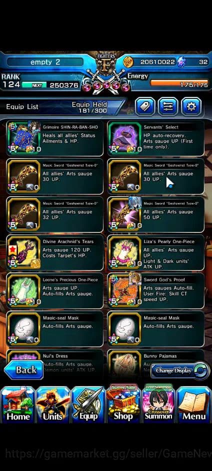 Grand Summoners Accounts Global|Rank 124|22 Ascend+9 TW|[Roy,Inumuta,Emiya, image 6