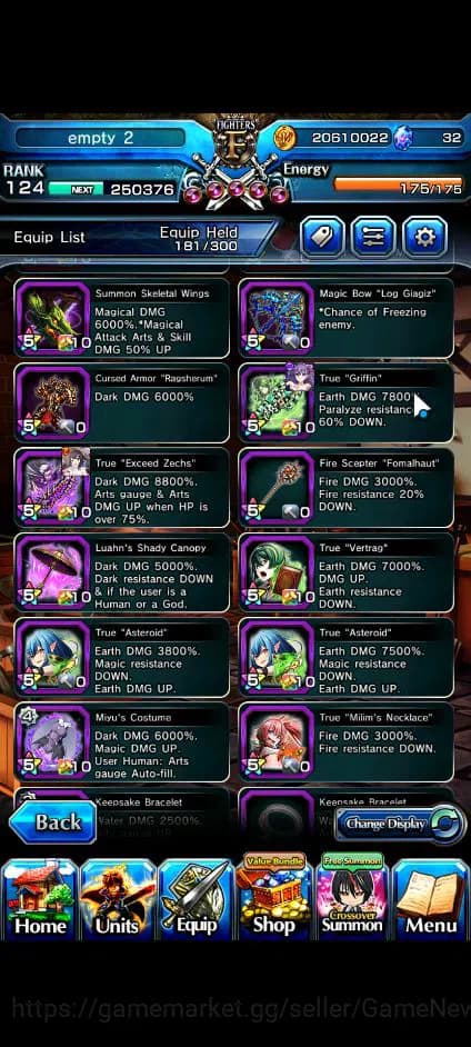 Grand Summoners Accounts Global|Rank 124|22 Ascend+9 TW|[Roy,Inumuta,Emiya, image 9