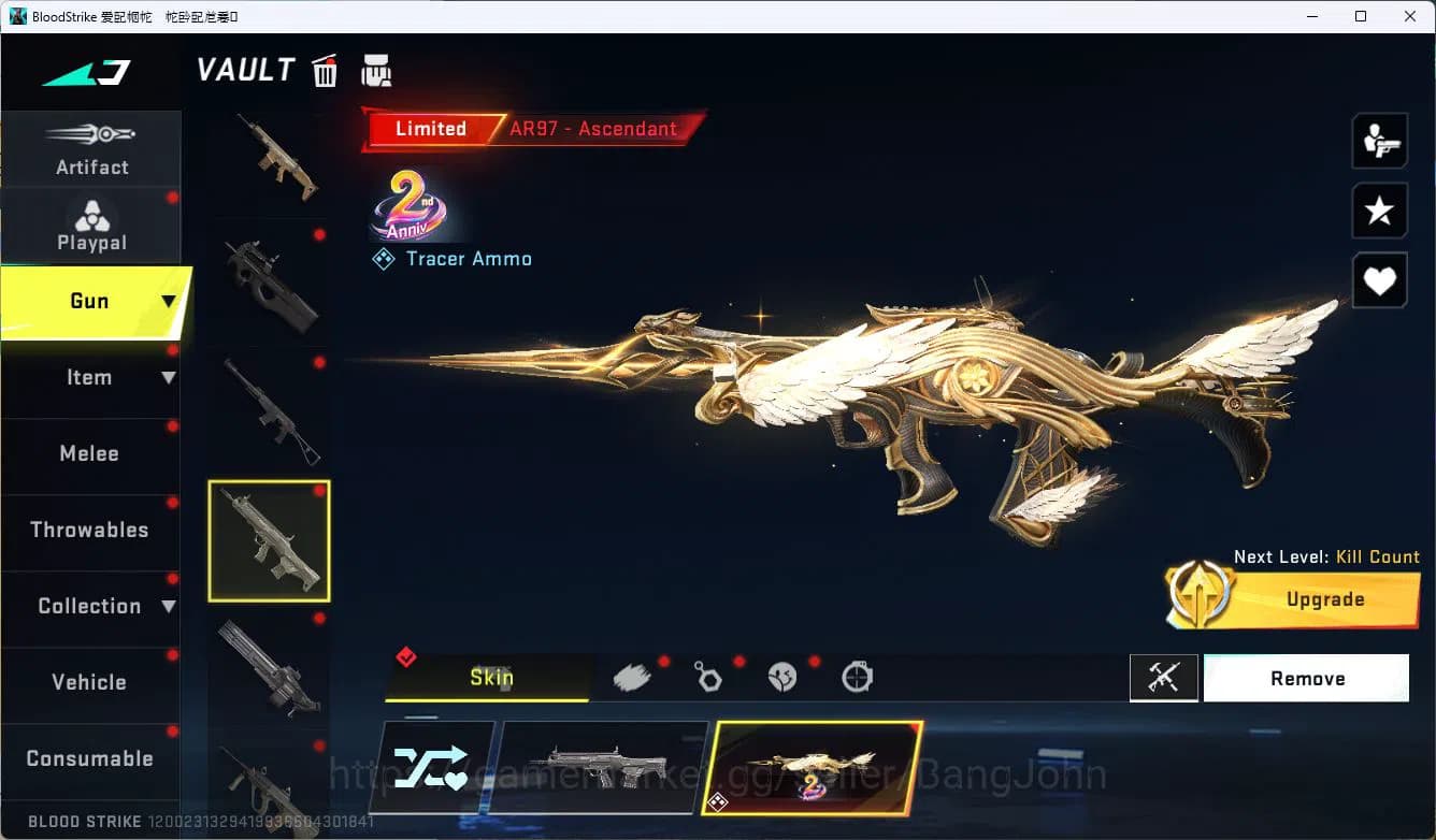 Blood Strike Accounts ASIA|COLLAB=QBZ95,KAR98K|LIMITED=RPK,AR97,MP7|ULTR image 11