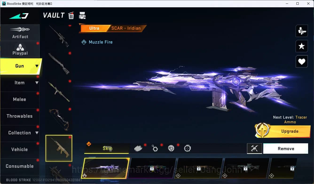 Blood Strike Accounts ASIA|COLLAB=QBZ95,KAR98K|LIMITED=RPK,AR97,MP7|ULTR image 12