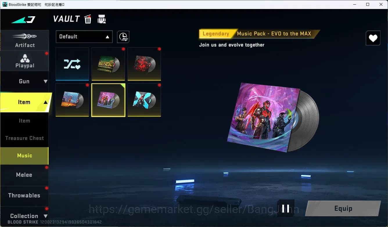 Blood Strike Accounts ASIA|COLLAB=QBZ95,KAR98K|LIMITED=RPK,AR97,MP7|ULTR image 4