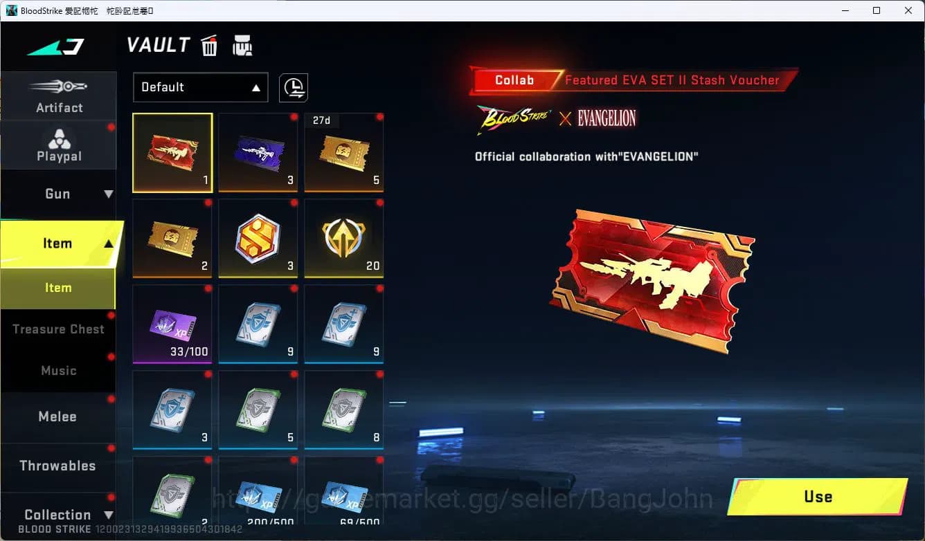 Blood Strike Accounts ASIA|COLLAB=QBZ95,KAR98K|LIMITED=RPK,AR97,MP7|ULTR image 6